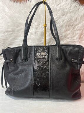 Coach Chelsea Leather Stripe Charlie Carryall 18962 + Box